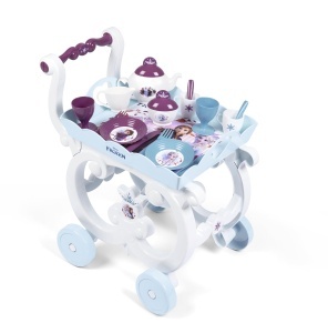 Servierwagen pentru copii Smoby Die Eiskonigin cu accesoriu de ceai, 3 ani