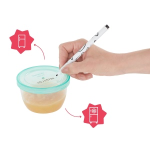 Set 12 recipiente Badabulle Badabowls 250ml ermetice compatibile cu microunde si congelator - Img 6