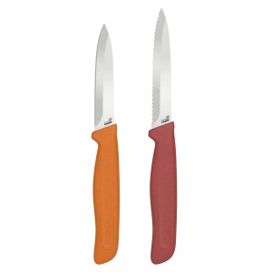 Set 2 Cutite Zyliss Classic din Otel Inoxidabil cu Protectie pentru Lama