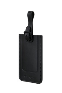 Set 2 Etichete de Bagaj Samsonite TA Revolution, cu Riemen Reglabil, Negru