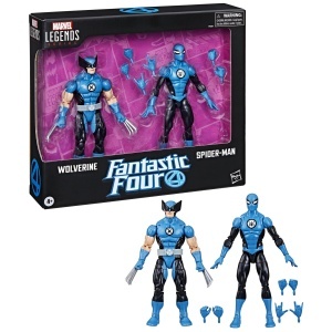 Set 2 Figurine Marvel Hasbro Legends - Wolverine si Spider-Man, 15 cm, cu Accesorii