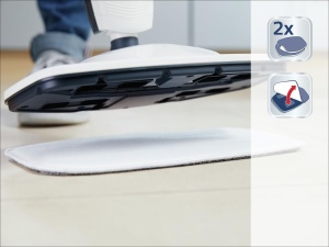 Set 2 Pad-uri de Inlocuire pentru Mop cu Abur Leifheit CleanTenso, Microfibra, Lavabile - Img 2