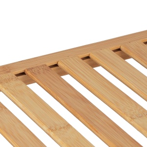 Set 2 Rafturi din Bambus Relaxdays, Dimensiuni 20x35,5x30,5 cm, Design Natural - Img 7