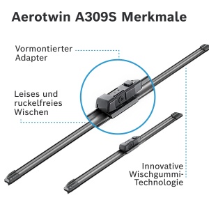 Set 2 Wischere Bosch Aerotwin A309S, 650475mm, Performanta Ridicata - Img 6