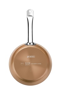 Set 3 Tigai Monix Copper 20-24-28 cm, Aluminiu Forjat, Antiaderent - Img 4