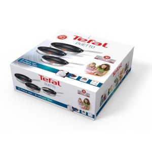 Set 3 tigai Tefal Duetto A704S3 202428 cm Antiaderente Compatibile Inductie - Img 9