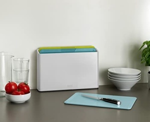 Set 3 Tocate Joseph Joseph Duo cu Suport Slim Coduri de Culoare Opal - Img 2
