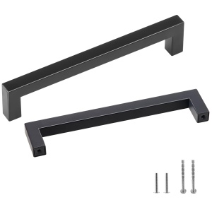 Set 30 manere mobilier VEVOR din otel inoxidabil finisaj mat distanta gaurilor 128 mm