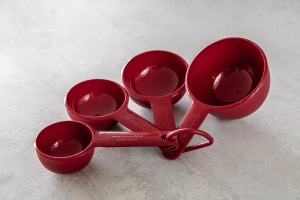 Set 4 Cani Masurare KitchenAid, Plastic BPA-Free, Culoare Empire Rot - Img 5