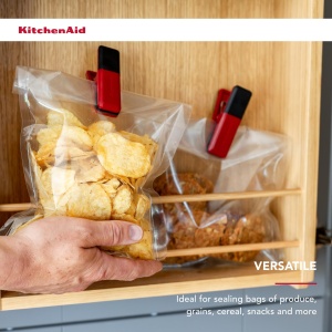 Set 4 Clipsuri KitchenAid pentru Bucatarie 86 cm Rosu Empire Antialunecare - Img 5