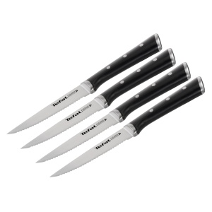 Set 4 cutite pentru friptura Tefal Ice Force K232S4 lama 11 cm tehnologie Ice Force otel inoxidabil Germania