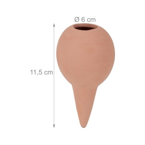 Set 4 Ghiuvete pentru Udare Plante Relaxdays, 11.5 x 6 cm, Terracotta - Img 4
