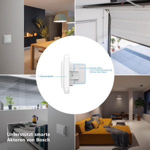 Set 4 Intrerupatoare Smart Bosch pentru Actuatoare Compatibil cu Sistemul Bosch Smart Home Montaj Compact - Img 3