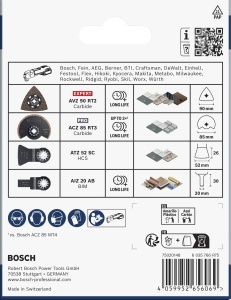 Set 4 Piese Discuri pentru Fisuri Bosch, 134 x 104 mm, pentru Mortele si Adezivi - Img 4