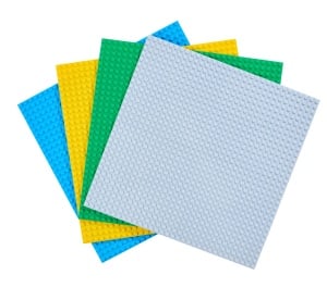 Set 4 Placi de Constructie Simba Blox 25x25cm Compatibile Culori Diverse - Img 2