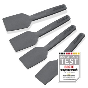 Set 4 Spatule Fackelmann Statement pentru Raclette Ergonomice Gri 155 cm