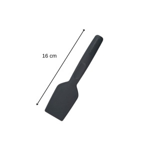 Set 4 spatule mini Fackelmann 25286 pentru Raclette plastic negru 16 cm - Img 3