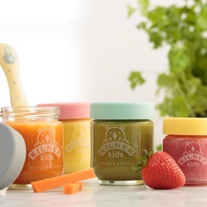 Set 6 Borcane pentru Baby Food KILNER 190 ml cu Capac Silikon, Spalare Automata - Img 4