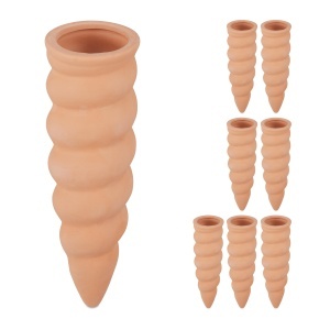 Set 8 Ghiulete de Udat Relaxdays, 1.5 Litri, Ceramica, pentru Flori si Plante