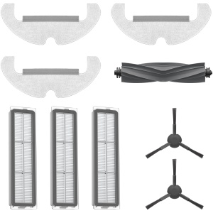 Set accesorii Dreame D10s Plus - 1 perie principala, 2 perii laterale, 3 filtre, 3 mopuri