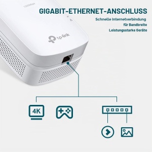 Set adaptoare Powerline TP-Link TL, 1.2 Gbits, alb - Img 6