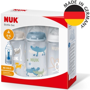 Set biberoane NUK First Choice 300 ml Anti-Colic Control Temperatura BPA-free 3 bucati - Img 6