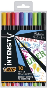 Set BIC Intensity 24 Creioane Colorate, 24 Markere, 10 Fineliner si 2 Caiete de Colorat - Img 3