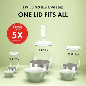Set boluri vidate ZWILLING Fresh Save 6 piese inox 121824 cm - Img 7