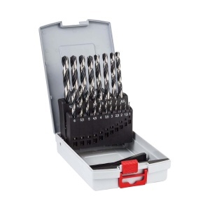 Set burghie spiralate HSS Bosch Professional 19 piese pentru metal