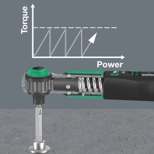 Set Chei Dinamometrice Wera Safe-Torque A 2, 23 piese, 2-12 Nm, Negru-Verde - Img 3