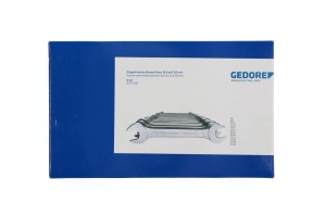 Set chei fixe GEDORE 12 piese, 6-32 mm, din otel vanadiu, cromate mate - Img 5