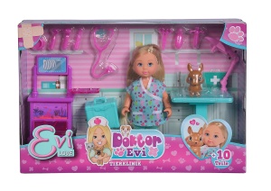 Set Clinica Veterinara Simba Evi Love - Papusa 12 cm, 10 accesorii - Img 7