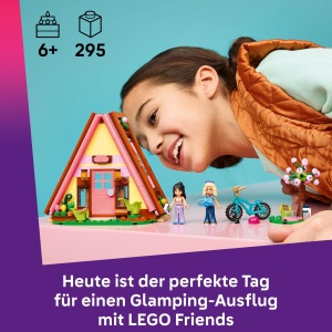 Set Constructie LEGO Friends Glampinghutte 42682 pentru Copii, 295 Piese - Img 3