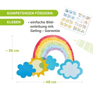 Set Creativ HABA Sachenmacher Fenestru cu Regenbogen pentru Copii, 19 Baze Colorate - Img 4