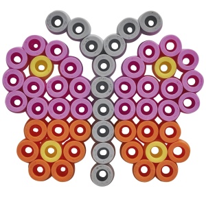 Set creativ Hama Perlen 8806 3000 margele Maxi 4 sabloane accesorii pentru copii 3 ani - Img 5