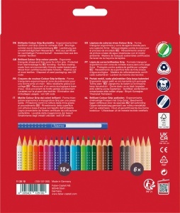 Set Creioane Colorate Faber-Castell Colour Grip, 24 Bucati, Ergonomice - Img 2