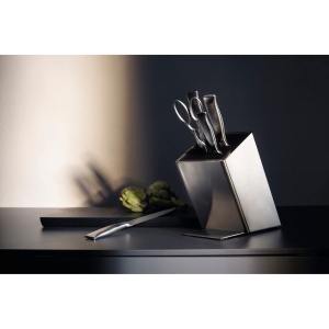 Set cutite bucatarie WMF Grand Gourmet, 6 piese, otel inoxidabil, bloc FlexTec - Img 2