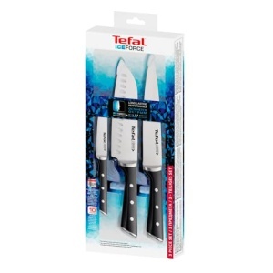 Set cutite Tefal Ice Force K232S3 3 piese otel inoxidabil negru - Img 13
