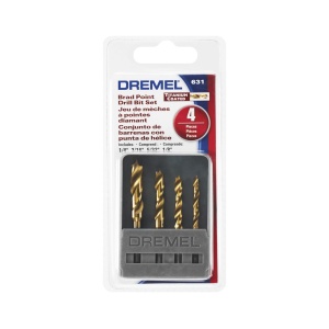 Set de 4 Burghie pentru Lemn Dremel 636 - 3-6 mm, Titan, pentru Lemn si Placi - Img 5