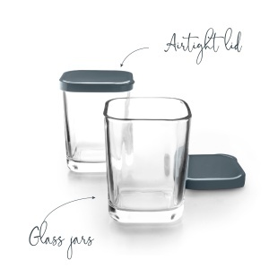 Set de 9 pahare din sticla pentru preparat iaurt, Lacor 69438, 170 ml, BPA-free - Img 4