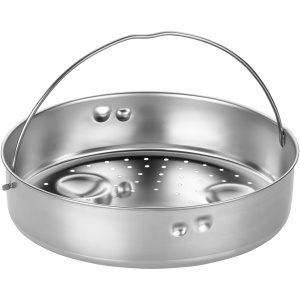 Set de accesorii pentru oale sub presiune WMF 2 bucati, insertie perforata cu bara de insertie, pentru oale sub presiune 3.0 - 8.5l, otel inoxidabil Cromargan, poate fi spalat in masina de spalat vase - Img 3