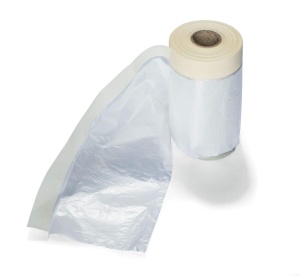 Set de acoperire WAGNER Universal Extra Premium, folie 4x6 m, banda adeziva, cutter - Img 5
