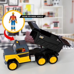 Set de Actiune Cat Workforce Hauler cu 18 Piese, Camion cu Sunete si Figurina - Img 5