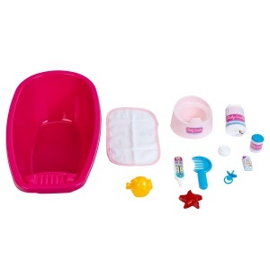 Set de Baie pentru Papusi Theo Klein Baby Coralie cu Accesorii - Img 5
