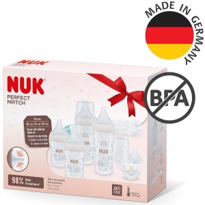 Set de Biberon NUK Perfect Match Perfect Start 9 piese BPA-free Anti-colici - Img 6