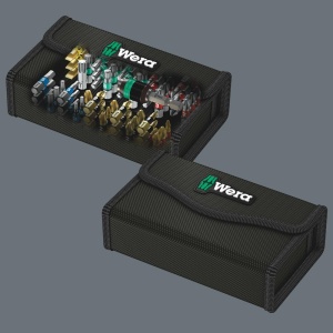 Set de Bits Wera Bit-Safe 61 BiTorsion, 61 piese, negru, cutie textila - Img 4