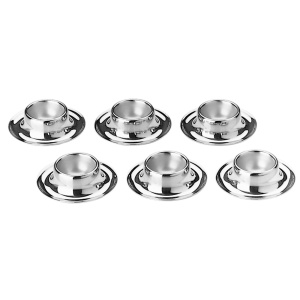 Set de cani de oua WMF 6 bucati, stivuibil, otel inoxidabil Cromargan lustruit, poate fi spalat in masina de spalat vase