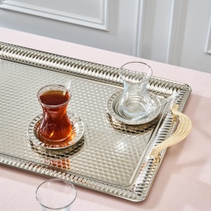 Set de ceai Karaca Nehir 19 piese pentru 6 persoane, portelan, multicolor - Img 3