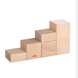 Set de Constructie HABA Meine ersten Bausteine, 18 piese, jucarie din lemn pentru bebelusi - Img 6