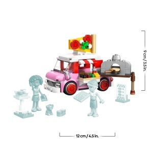 Set de Constructie LEGO Friends Pizzawagen 42694 cu 2 Figurine si Accesorii - Img 9